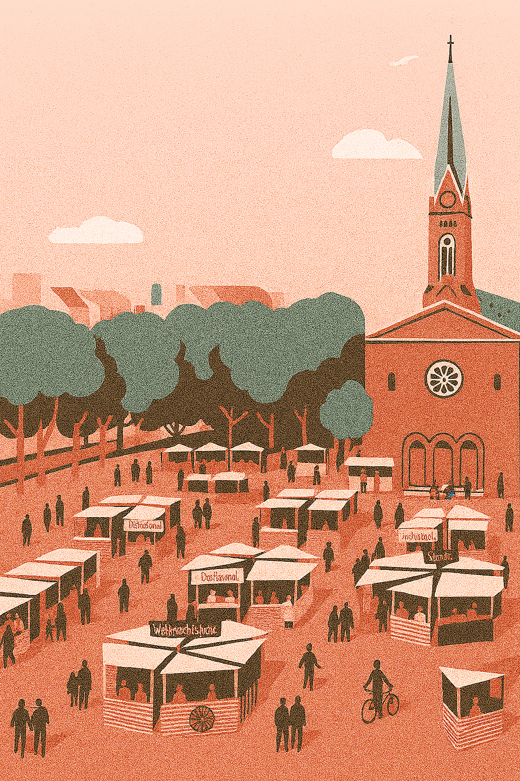 Leopoldplatz Zeichnung